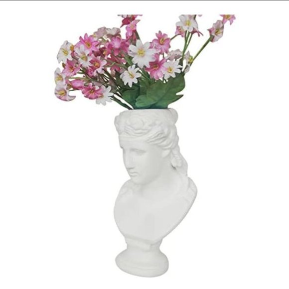 Greek Statue Planter vase Ariadne bust sculpture statue - Picture 5 of 6